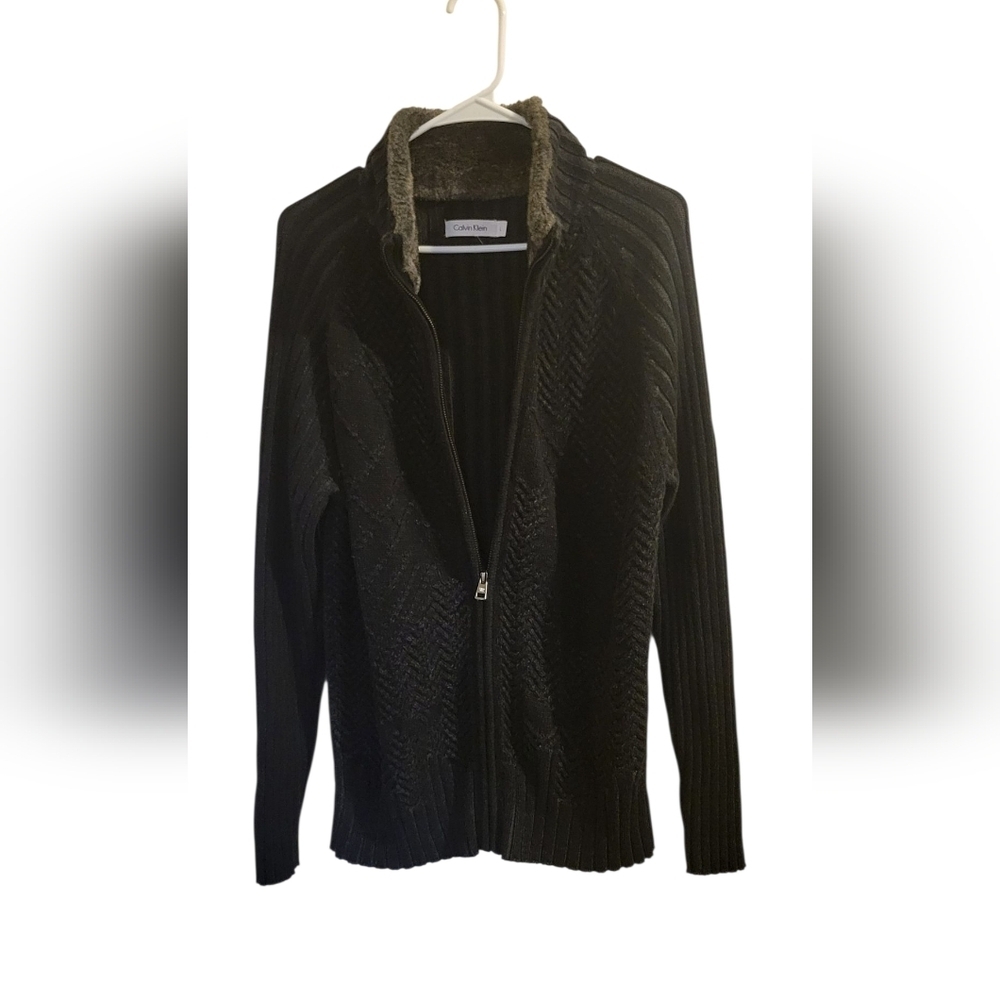 Calvin Klein Charcoal Knit Sweater